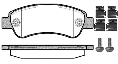 MGA 55121 Brake Pad Rear Wva 24465 (Fiat: Ducato Boxer Citroen Jumper 06-) — Brake Pads