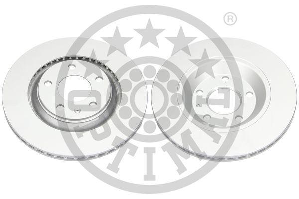 Optimal BS8054C Brake Disc Rear (5D 277mm) A4 04-09 (Painted Type) — Brake Rotors & Drums