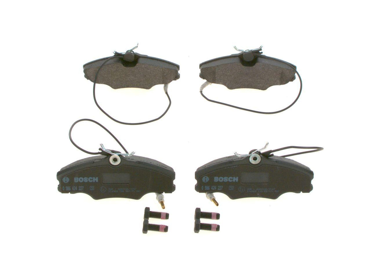Bosch 0986424227 Brake Pad Front Peugeot 406 1.6/1.8 8V-16V 1.9 TD/Td Estate with Connector Wva 21724 — Brake Pads