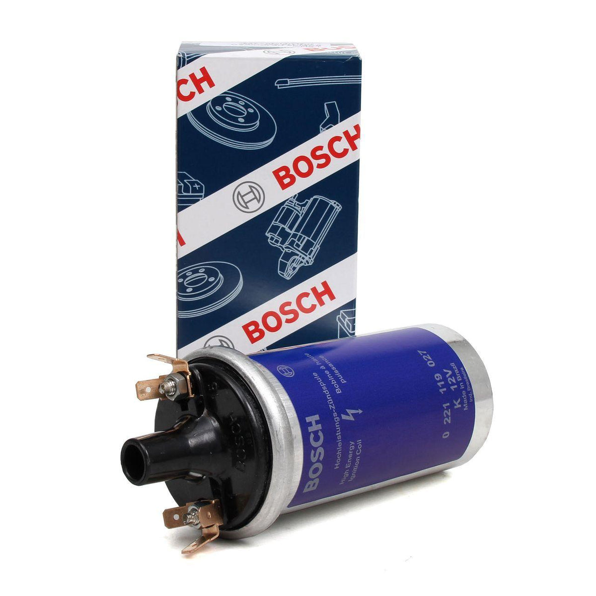 Bosch 0221119027 Mercedes W115 Body Ignition Coil — Coils & Plugs