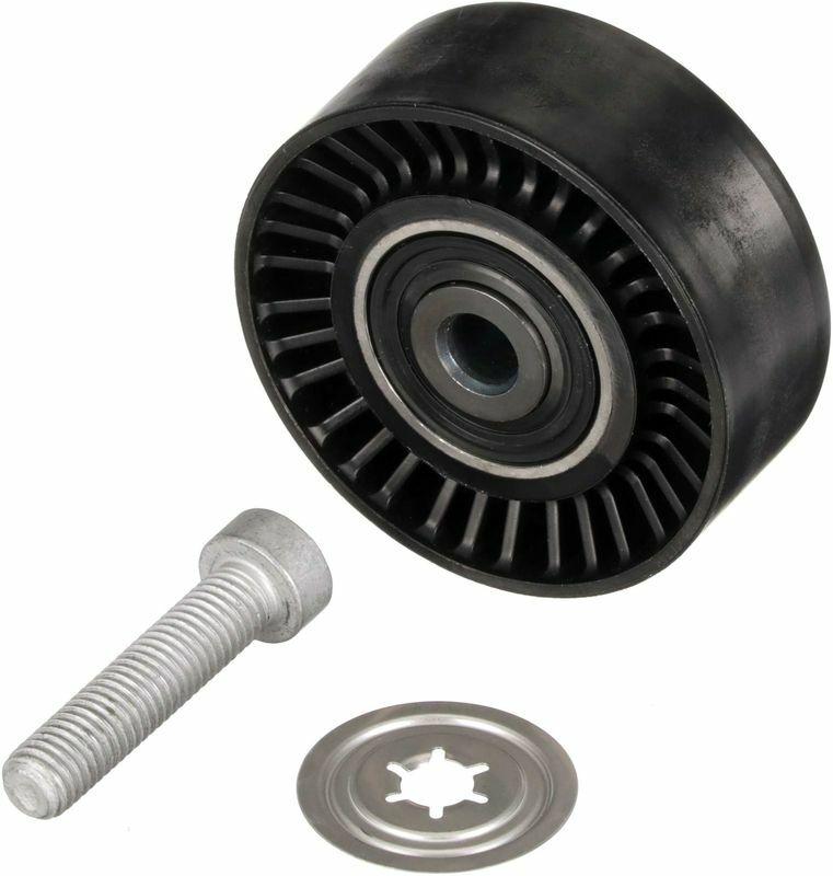 gates t36260 alternator tensioner pulley front view, gates t36260 alternator tensioner pulley side view GATES T36260 Alternator Tensioner Pulley - Fits Ford & Alfa Romeo Vehicles | 70mm Diameter, 26mm Width GATES T36260 Alternator Tensioner Pulley for Ford & Alfa Romeo gates, alternator-tensioner-pulley, ford-parts, alfa-romeo-parts, automobile-parts, car-maintenance, car-repair, auto-mechanics, automotive, ai-generated