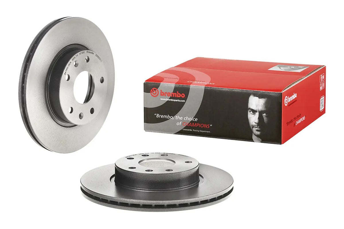Brembo 09.8609.11 Brake Disc Front Air Coated 277mm (Land Rover Freelander 1.8 / 2.0 Td4 / 2.5) | Set of 2