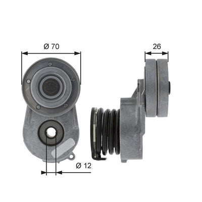 Gates V Belt Tensioner — Pulleys & Tensioners