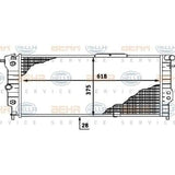 BEHR Opel Vectra A Radiator - Compatible with 1.6, 1.8, 2.0 Engines — Radiators & Fans