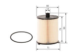 BOSCH F026402810 Fuel Filter - Compatible with 12-Yaris 1.4D-4D — Fuel Delivery