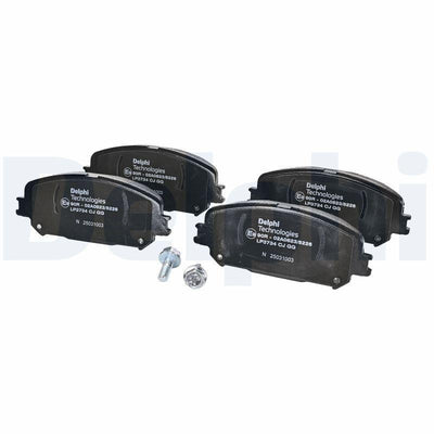 Delphi LP3734 Front Brake Pad Renault Megane IV/Captur II/Grand Scenic IV/Talisman 1.3 H5H 160Bg — Brake Pads