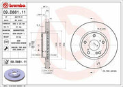 brembo brake discs for honda civic, front vented brake discs, brake disc technical specifications Brembo 09.D881.11 Brake Discs - Front Vented Coated for Honda Civic 2017 | 2 Pieces Brembo Brake Discs for Honda Civic 2017 brembo, honda-civic, brake-discs, car-parts, premium-brakes, automotive, vented-brakes, 2-pieces, front-brakes, ai-generated