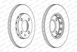 FERODO DDF812 Brake Disc Set - Compatible with Lupo I (6X1, 6E1) & Polo (6N2) — Brake Rotors & Drums