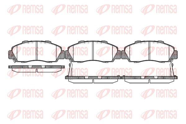 REMSA 0351.32 Brake Pad — Brake Pads