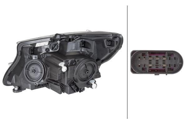 hella 1el011284-881 right headlight for v-class and vito, close-up of HELLA headlight design, installation view of HELLA vehicle headlight HELLA 1EL011284-881 | Right Headlight for V-Class & Vito (H15, H7, PY21W) | 12V HELLA 1EL011284-881 Headlight for V-Class & Vito hella, headlight, vehicle-lighting, v-class, vito, automotive-replacement, car-accessories, vehicle-maintenance, ai-generated, car-owners