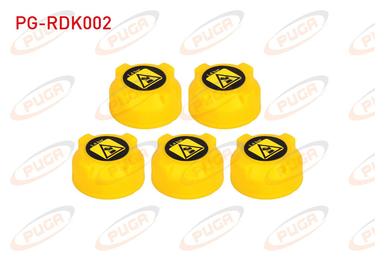 PUGA PG-RDK002 Radiator Spare Su Tank Cover Yellow Sıboplu 1.4 Bar Palio 1996-2005 — Radiators & Fans