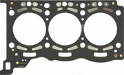 victor reinz cylinder head gasket 61-37440-10, closeup of victor reinz head gasket features Victor Reinz Cylinder Head Gasket 61-37440-10 - Fits Touareg, A4, A6, A7, Q5, Q7, Cayenne 3.0 TDI V6 | 1.63mm Thickness Victor Reinz Cylinder Head Gasket - Fits Touareg, Q5 victor-reinz, cylinder-head-gasket, engine-parts, automotive-repair, car-maintenance, gaskets, mechanics, car-owners, quality-auto-parts, ai-generated