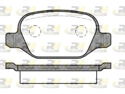 ROADHOUSE 2727.10 Brake Pad 147 937 01 — Brake Pads