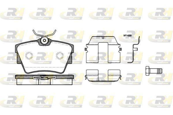ROADHOUSE 2591.20 Brake Pad Transporter T4 70Xb. 70Xc. 7Db. 7Dw — Brake Pads