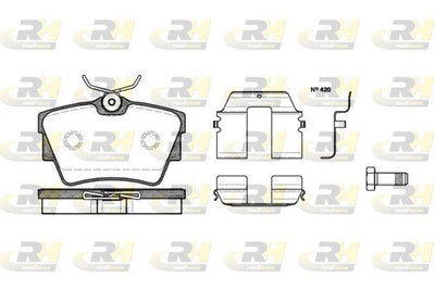 ROADHOUSE 2591.20 Brake Pad Transporter T4 70Xb. 70Xc. 7Db. 7Dw — Brake Pads