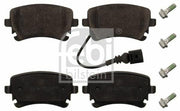 febi 16860 front view brake pads for vw t5 t6, febi 16860 brake pads technical specifications FEBI 16860 Brake Pads for VW T5/T6 - Rear Axle Replacement for Vehicle Owners and Mechanics FEBI 16860 Brake Pads for VW T5/T6 - Rear febi, brake-pads, vw-t5, vw-t6, auto-parts, vehicle-maintenance, rear-brake-pads, car-repair, mechanics-tools, ai-generated