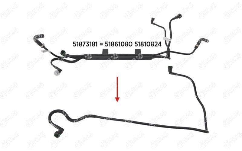 IBRAS Fuel Pipe Braket excluding New Doblo 1.3 Multijet — İbraş, Reinforcements & Brackets