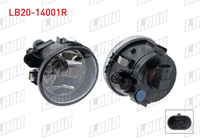 LABO LB20-14001R Fog Lamp Right Ampulsuz BMW X1 (F48) / X3 (F25) / X4 (F26) / X5 (F15) / X5 M (F85) — Bulbs & Interior Light