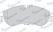 MANDO brake pad front for Ford Transit Custom, Technical specifications of MANDO brake pads MANDO Brake Pad Front for Ford Transit Custom 2.2 Tdci - High Quality Replacement for Vehicle Owners & Mechanics MANDO Brake Pad Front 13-Transit Custom 2.2 Tdci brake-pads, ford-transit-custom-parts, vehicle-replacement-parts, vehicle-owners, mechanics, mandobrake-pads, car-maintenance, automotive-parts, quality-braking-system, ai-generated