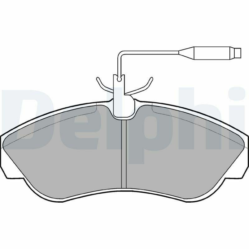 Delphi LP878 — Brake Pads