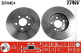 TRW DF4454 Brake Disc for Mercedes W169 W245 - Ventilated Type — Brake Rotors & Drums