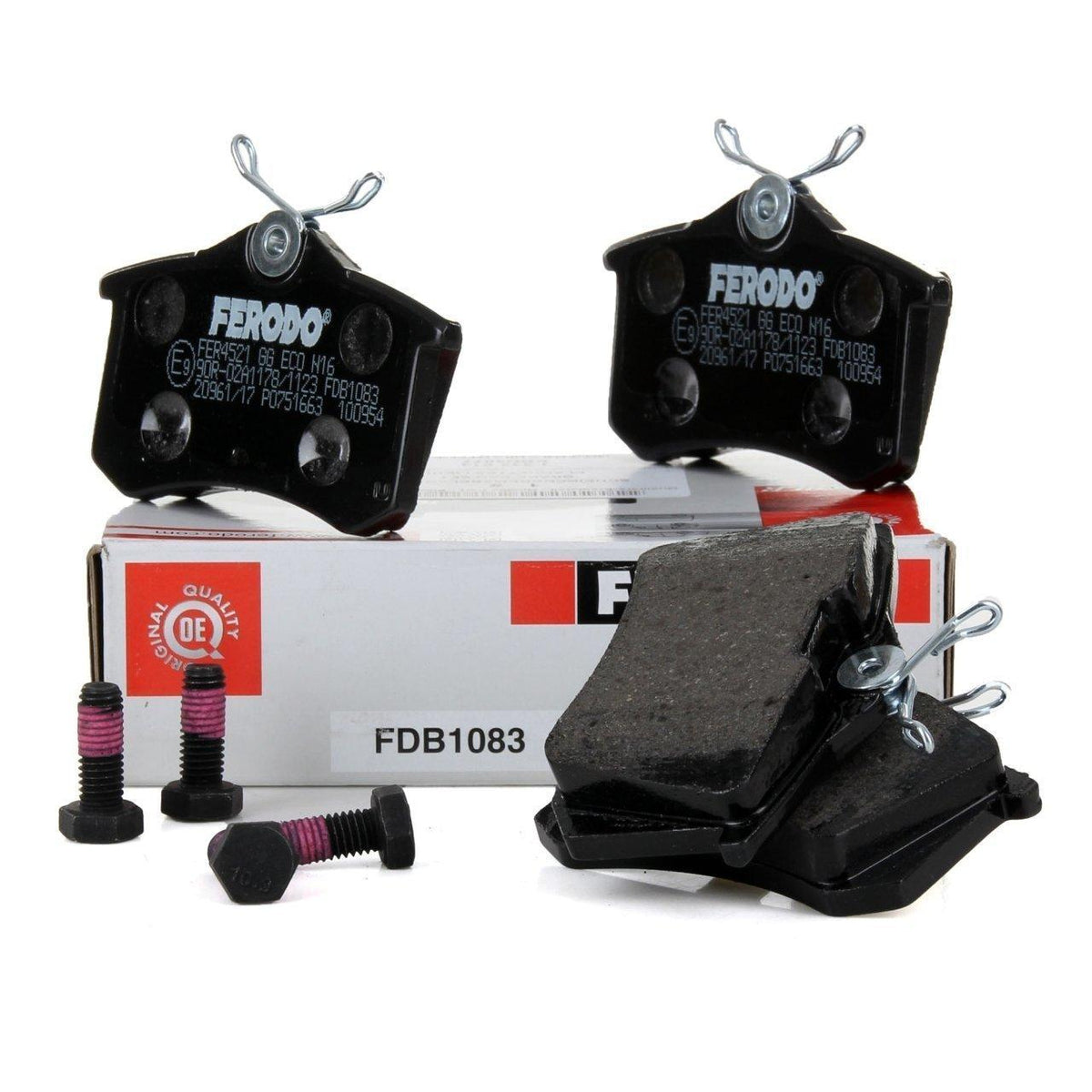 Ferodo FDB1083 Rear Brake Pads - Compatible with Skoda Octavia 2004+