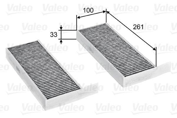 Valeo 715805 Cabin Air Filter Peugeot 308 II/Opel Astra L with Carbon