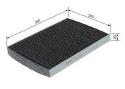 bosch-pollen-filter, activated-carbon-cabin-air-filter BOSCH Pollen Filter - Cabin Air Filter for A4 A6 (2005-2009) | Active Carbon BOSCH Pollen Filter for A4 A6 (2005-2009) bosch, pollen-filter, audi-a4, audi-a6, car-owners, car-maintenance, cabin-air-filter, automotive-parts, high-efficiency, ai-generated