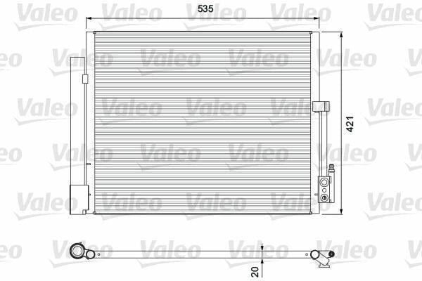 VALEO 814382 - Opel Meriva Kondenser (2010 -) — Condensers & Evaporators