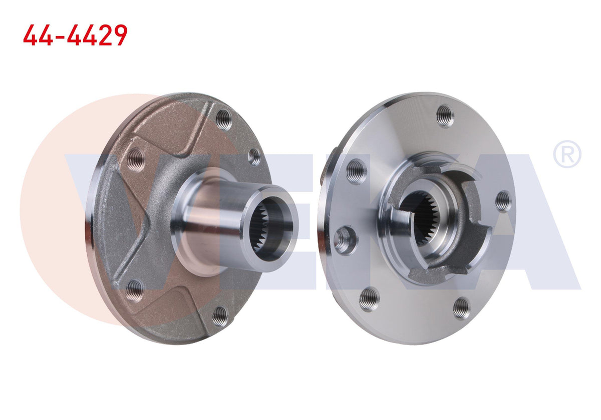 Veka 44-4429 Wheel Hub Left-Right Front & Rear without Bearing 5 Bjn Volkswagen Touareg 2.5 R5 TDI-3.0 V6 TD — Hub Assemblies