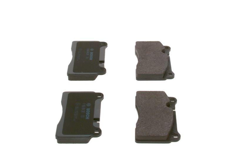 bosch brake pad for vw touareg, bosch brake pad front view, bosch brake pad technical specifications BOSCH Brake Pad Front for VW Touareg (Various Models) | Low-Metallic, ECE-R90 Certified BOSCH Brake Pad for VW Touareg - High Performance | Front bosch, brake-pad, vw-touareg, car-parts, braking-system, low-metallic, ece-r90, auto-accessories, mechanics, ai-generated