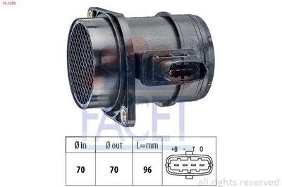 Facet 10.1299 Air Debimetresi Alfa 147 Doblo Linea Punto Bravo Stilo Grande Punto 1.3/1.9 — Engine Management Sensors