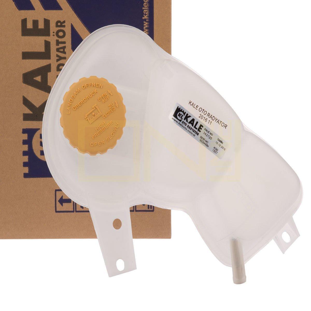 Kale 343725 Opel Astra F 1.4-1.6 8V Radiator Water Tank/Water Tank Cover Complete Single with Outlet — Radiators & Fans