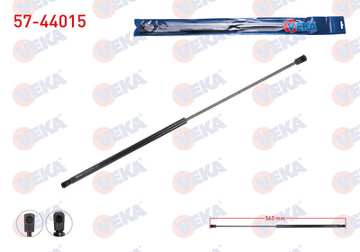 Veka 57-44015 Motor Hood Gas Strut 730mm / 350N Volkswagen Passat (3C2) 2005-2008 | Set of 2