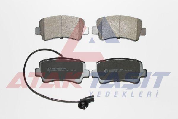AP 05P1578 Brake Pad Rear with Connector Renault Master III (Fv) 2.3 dCi 2010-/ Master III (Fv) 2.5 dCi 2010-/ O — Brake Pads