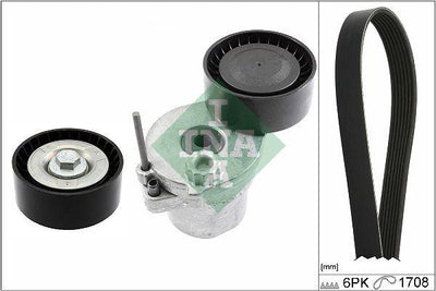 INA 529036210 V-Belt Tensioner Set Mercedes M274 W204 W205 W212 09- — Pulleys & Tensioners