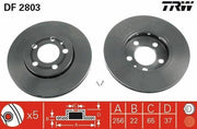 trw df2803 front brake disc for bora i, high performance brake disc for vw golf iv TRW DF2803 Brake Disc - Front for Bora I (1J2) | 256mm Diameter | Ideal for Vehicle Owners & Mechanics TRW DF2803 Brake Disc - Front for Bora I | Quality Performance trw, brake-disc, bora-i, vw-golf, vehicle-parts, car-maintenance, car-parts, mechanics-tools, braking-system, ai-generated