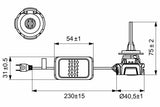 BOSCH 12V 30W H7 LED Headlight Bulb - Bright 6000K Light — Headlights