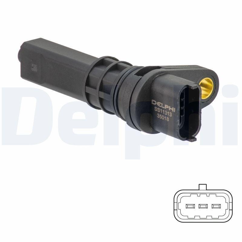 Delphi ABS Sensor for Astra G - Active Sensor, 2 Poles — Brake Sensors & ABS