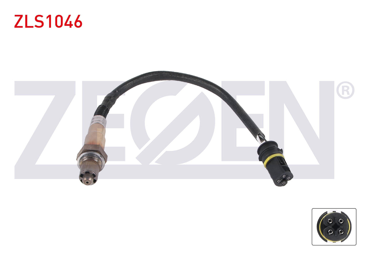 Zegen ZLS1046 Lambda (Oxygen) Sensor 350 mm Mercedes E Series (W210) E 240-E 280-E 320 (M 112.914-M 112.9 — Oxygen & Air-Fuel