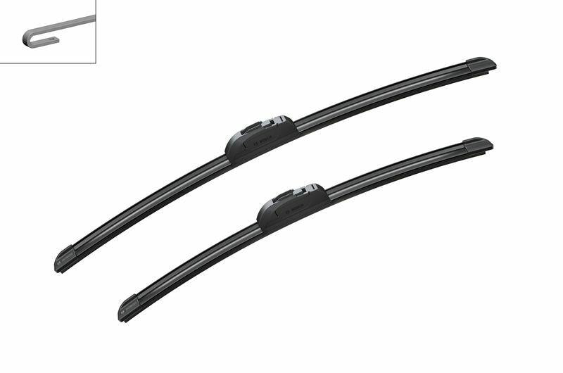 BOSCH Windshield Wiper Set - 530mm & 450mm for Left-Hand Drive Cars — Wipers