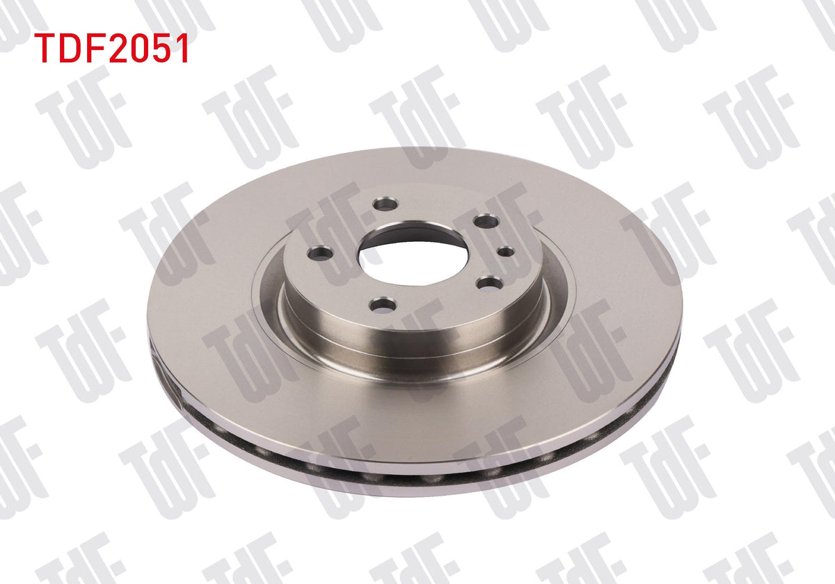 TDF TDF2051 Brake Disc Front Air 5 Bjn 283,8X22x59x43 — Brake Rotors & Drums