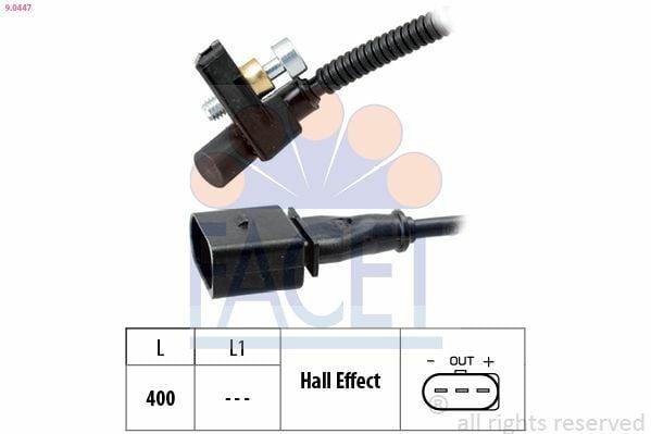 facet crank speed sensor, sensor for polo fabia roomster FACET Crank Speed Sensor - For Polo, Fabia, Roomster 1.6L 16V | 400 mm FACET Crank Speed Sensor for Polo Fabia Roomster facet, crank-speed-sensor, polo, fabia, roomster, car-parts, vehicle-sensor, mechanics, car-owners, ai-generated