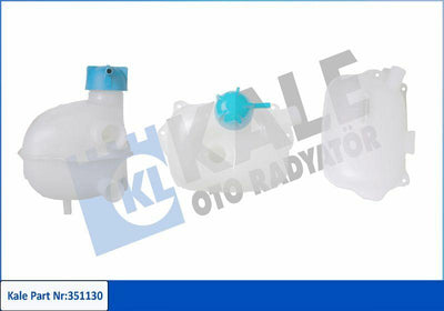 Kale Radiator Expansion Tank with Cover - Durable Plastic for VW Transporter III — Hoses & Tanks