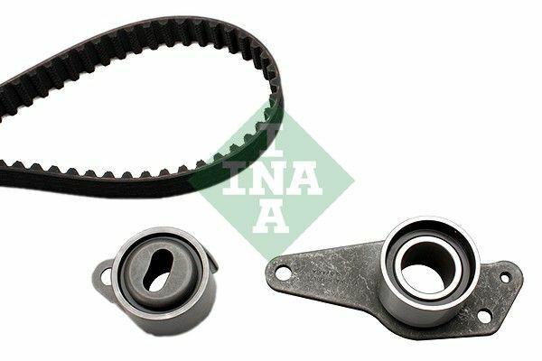 ina 530010810 timing belt set, timing belt details for renault megane and laguna, technical specifications of ina timing belt INA 530010810 Timing Belt Set - Fits Megane I & Laguna I 2.0 8V for Car Owners & Mechanics | 127 Teeth, 19 mm Width INA 530010810 - Timing Belt Set for Megane & Laguna ina, timing-belt-set, renault-parts, car-maintenance, mechanic-tools, car-owners, timing-belt, megane-laguna, engine-parts, ai-generated