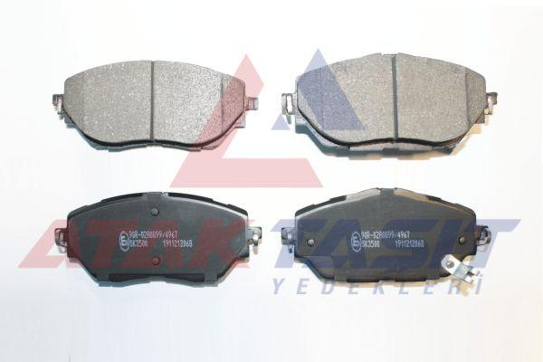 AP 05P2068 Brake Pad Front with Wear Indicator Toyota C-Hr (_X1_) 1.8 Hybrid 2016-/ Toyota C-Hr (_X1_) 1.2 T 201 — Brake Pads