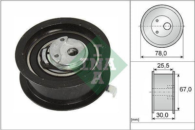 INA Timing Belt Tensioner 99-03 Golf IV, Passat — Pulleys & Tensioners
