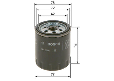 Bosch F026407268 Oil Filter Peugeot Boxer 508 / Citroen Jumper C4 / Opel Vivaro C 2.0 BlueHDi — Oil Filters