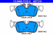 ate brake pads set for mini models, technical specifications of ate brake pads, installation guide for ate brake pads ATE Brake Pads 13.0460-7315.2 - Rear Set for Mini F-45, F-46, F-48, F-54, F-60 | Compatible for Vehicle Owners & Mechanics ATE Brake Pads F-45 F-46 F-48 | Rear Mini F-54 F-60 ate, brake-pads, mini-models, vehicle-owners, mechanics, replacement-parts, auto-accessories, brake-system, car-maintenance, ai-generated