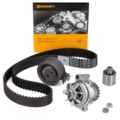 CONTINENTAL CTAM CT1028WP4 Timing Belt Kit + Water Pump Golf Passat Superb Octavia Leon A3 A4 T5 1. — Water Pump & Thermostat